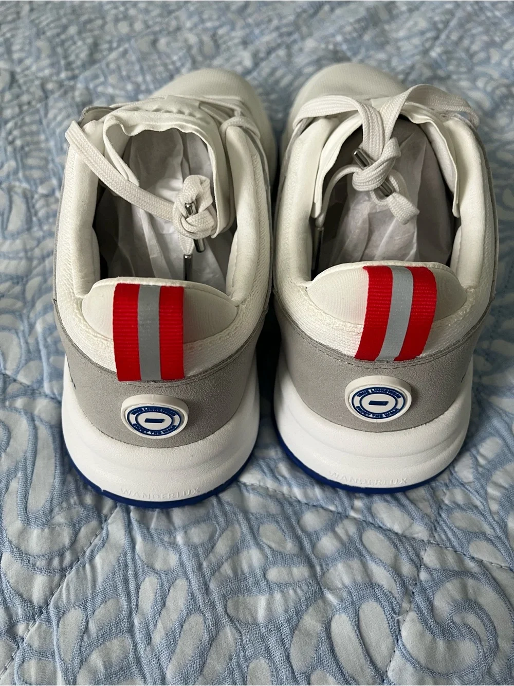 Folds of Honor Unisex Golf Shoes with Red & Blue Accents